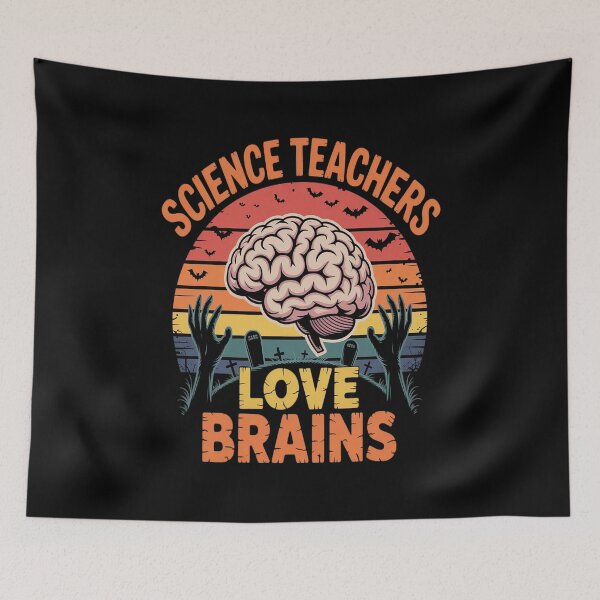 Item preview, Science Teachers Love Brains - Science Teacher Halloween designed and sold by VladoZork.