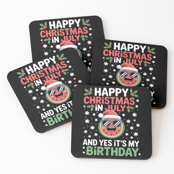 Item preview, Happy Christmas In July And Yes It's My Birthday designed and sold by ticlitule.