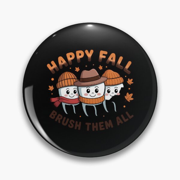 Item preview, Happy Fall Brush Them All Dentist Teeth Thanksgiving Dental T-Shirt designed and sold by ticlitule.