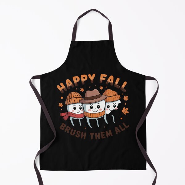 Item preview, Happy Fall Brush Them All Dentist Teeth Thanksgiving Dental T-Shirt designed and sold by ticlitule.