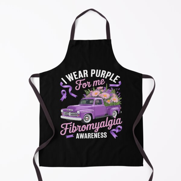 Item preview, Fibromyalgia Awareness Purple Floral Truck Purple Ribbon designed and sold by Idarmotar.