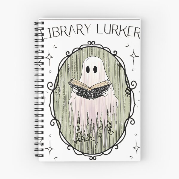 Item preview, Library Lurker Shirt – Cute Ghost Book Lover Halloween Tee designed and sold by Roxale.