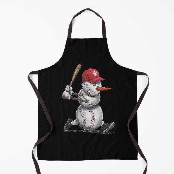 Item preview, snowman playing baseball christmas designed and sold by VladoZork.