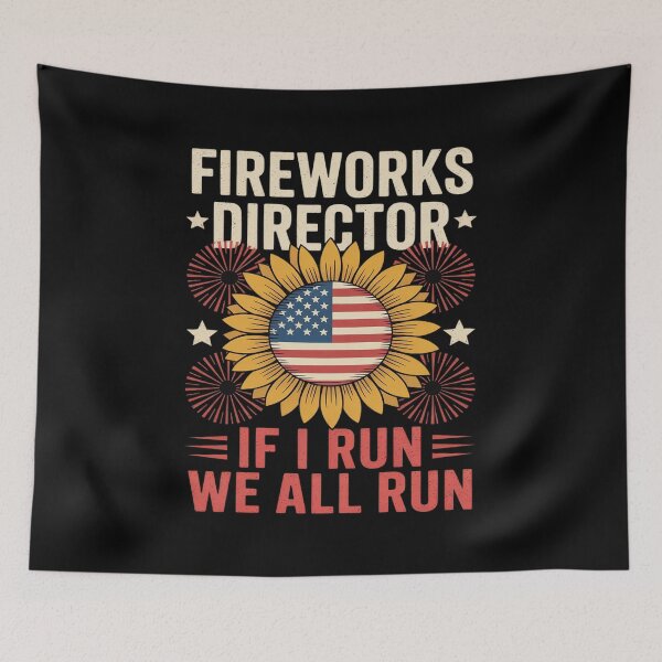 Item preview, Fireworks Director Funny Patriotic Design for 4th of July designed and sold by Idarmotar.