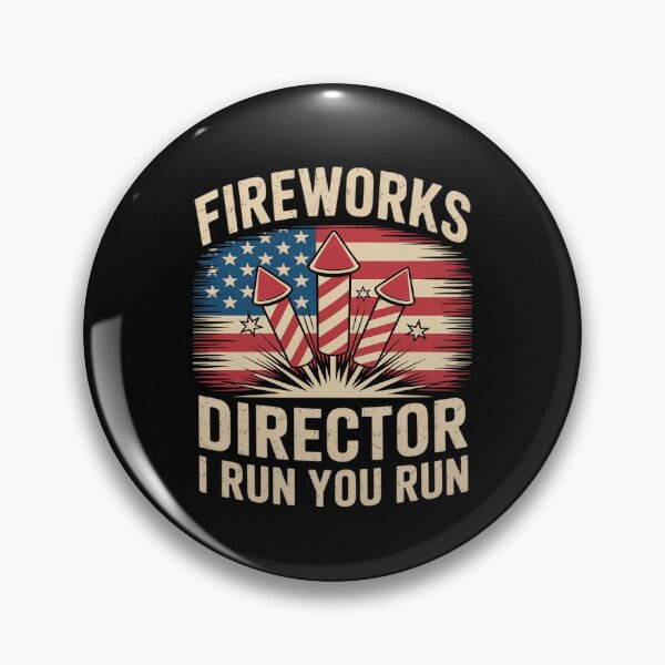 Artikelvorschau, Fireworks Director I Run You Run Funny 4th of July entworfen und verkauft von Idarmotar.