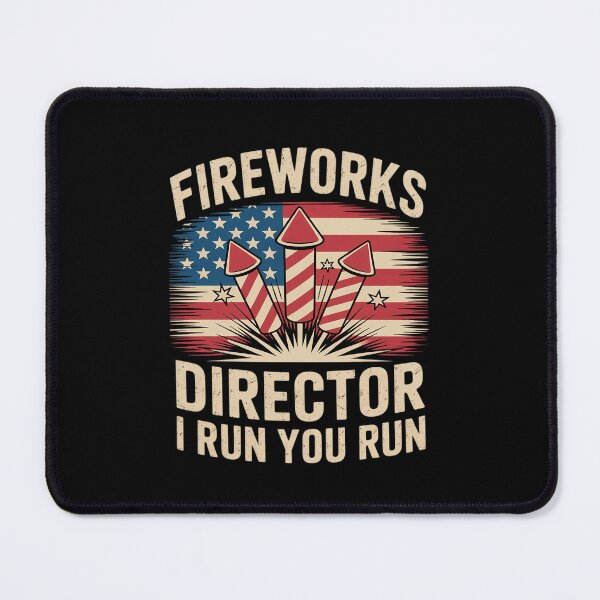 Item preview, Fireworks Director I Run You Run Funny 4th of July designed and sold by Idarmotar.
