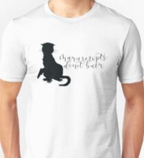 Master and Margarita, Manuscripts Don't Burn, Behemoth Silhouette Unisex T-Shirt