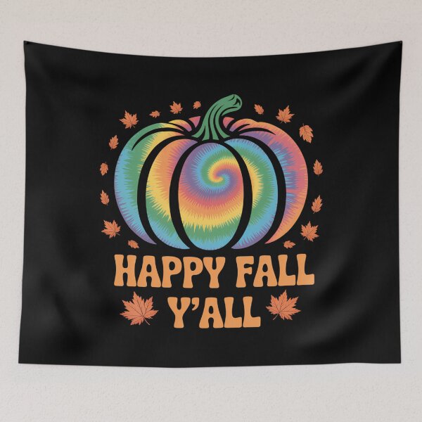 Item preview, Happy Fall Y'All Leopard Pumpkin Tie Dye Autumn Thanksgiving designed and sold by BiellaSar.