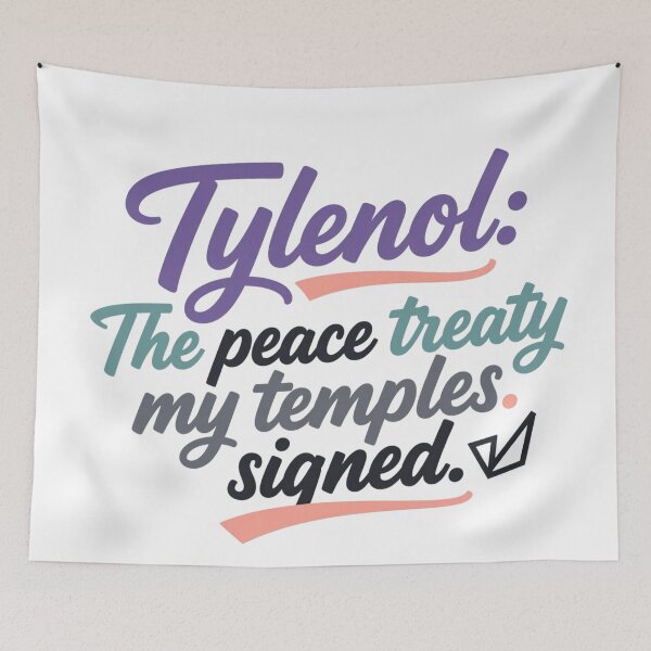 Item preview, Headache Relief Peace Treaty designed and sold by Apex Designs.
