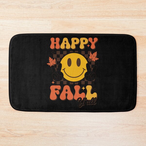 Item preview, Happy Fall Y'all Retro Smile Face Thanksgiving Autumn Lovers designed and sold by BiellaSar.
