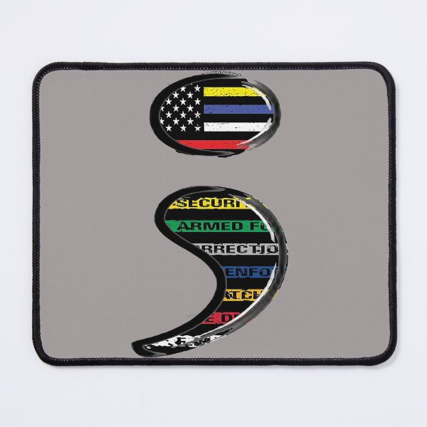 Item preview, first responder semi colon designed and sold by DRJ21.