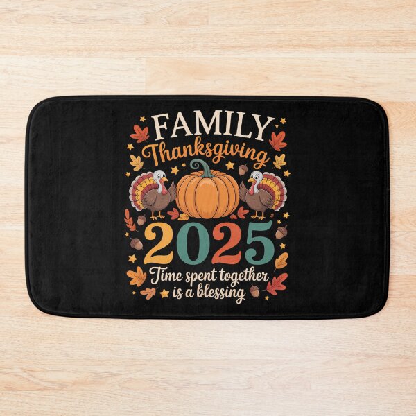 Item preview, Happy Family Thanksgiving Together 2025 Crew Turkey designed and sold by BiellaSar.