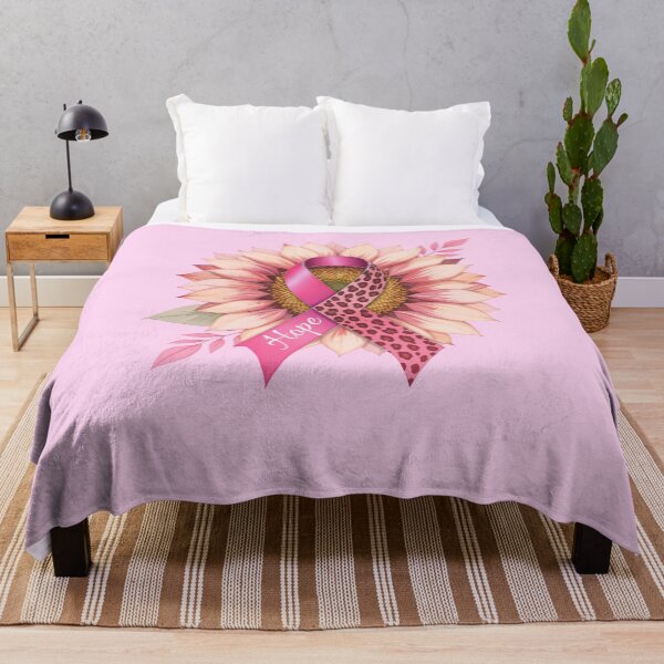 Item preview, Pink Sunflower Breast Cancer Awareness | Hope, Strength & Support Design designed and sold by TheJCGallery.