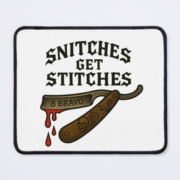 Item preview, Snitches Get Stitches designed and sold by 8Bravo.
