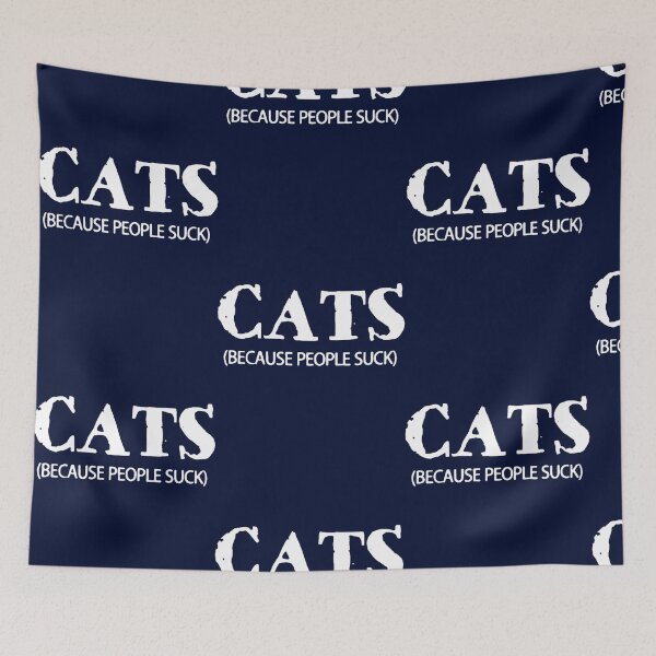 Item preview, Cats Because People Suck - Cat Lover  designed and sold by MorelaLilybelle.