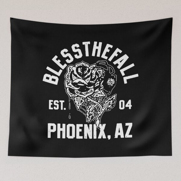 Item preview, Blessthefall Band White Logo designed and sold by MarcMaillet.