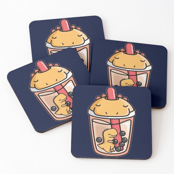 Item preview, Dino Boba Tea designed and sold by MorelaLilybelle.
