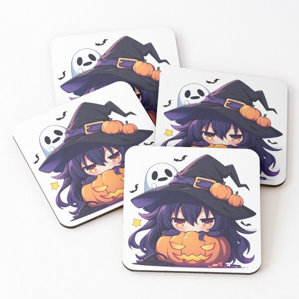 Item preview, Tohka Yatogami Date A Live Halloween Chibi Pumpkin Witch Anime Magic designed and sold by earlobejerk.