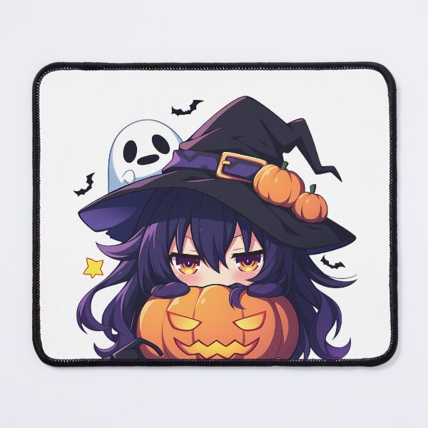Item preview, Tohka Yatogami Date A Live Halloween Chibi Pumpkin Witch Anime Magic designed and sold by earlobejerk.