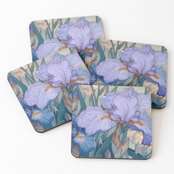 Item preview,  Lavender and blue irises designed and sold by scicilysimonee.