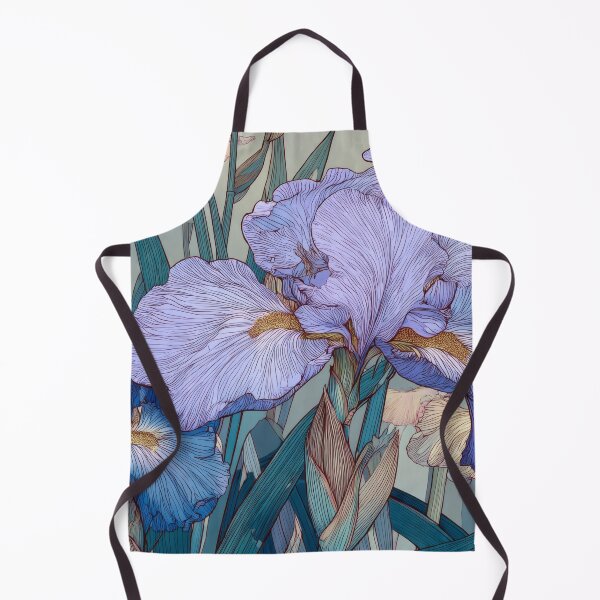 Item preview, Lavender and blue irises designed and sold by scicilysimonee.