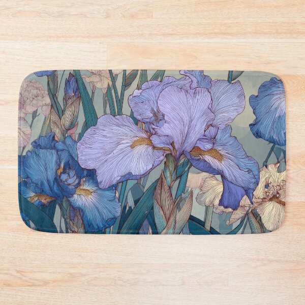 Item preview,  Lavender and blue irises designed and sold by scicilysimonee.