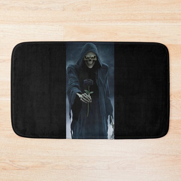 Item preview, Grim Reaper with Black Rose – Dark Gothic Horror Art designed and sold by kaleevfidonea.