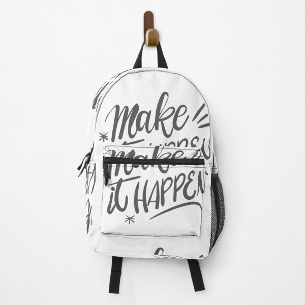 Item preview, Make It Happen Motivational Quote Art designed and sold by Happyfreedom.
