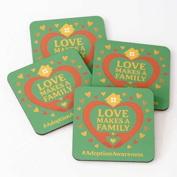 Item preview, LOVE MAKES A FAMILY – Adoption Awareness designed and sold by LunaSpellStudio.