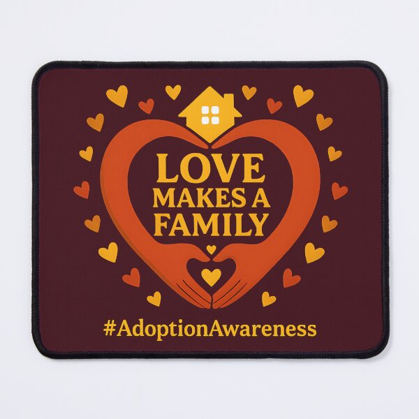 Item preview, LOVE MAKES A FAMILY – Adoption Awareness designed and sold by LunaSpellStudio.