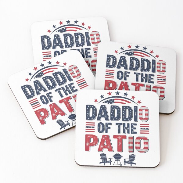 Item preview, Patriotic Daddio of the Patio Block Letters designed and sold by MikesSweetTees.