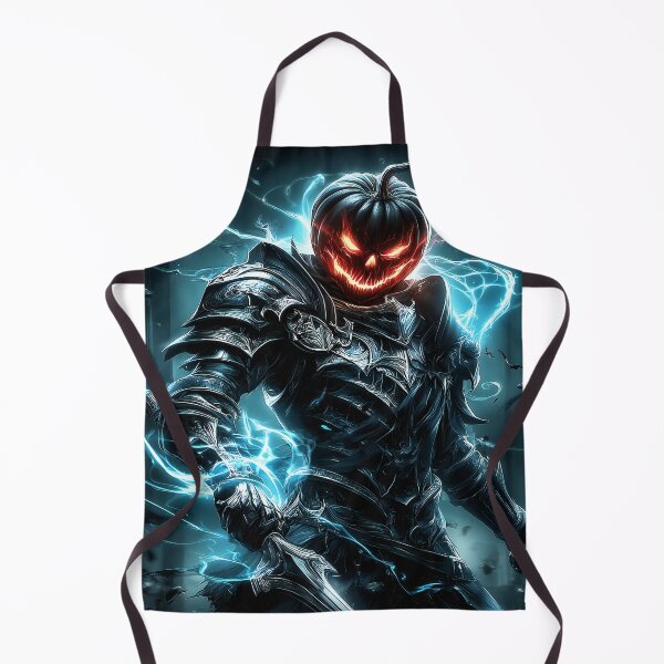 Item preview, Pumpkin Warlord – Dark Fantasy Halloween Jack-o’-Lantern Knight designed and sold by Skolyak.
