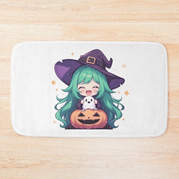 Item preview, Game Baizhu Genshin Impact Chibi Halloween Pumpkin Ghost Magic Anime Boy designed and sold by earlobejerk.