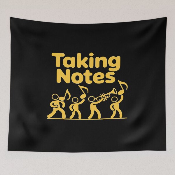 Aperçu de l'œuvre Art musical amusant pour hommes et femmes, gag de notes de musique, amateur de musique créée et vendue par BlackStars3Neon.