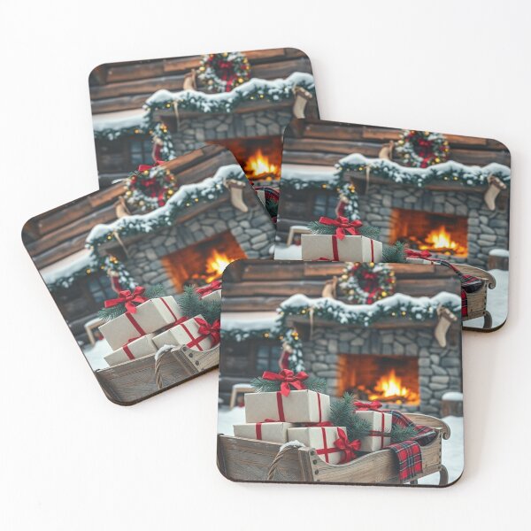 Item preview, Cozy Christmas Cabin Sleigh Ride | Rustic Winter Holiday Gifts designed and sold by Vida e Arte.