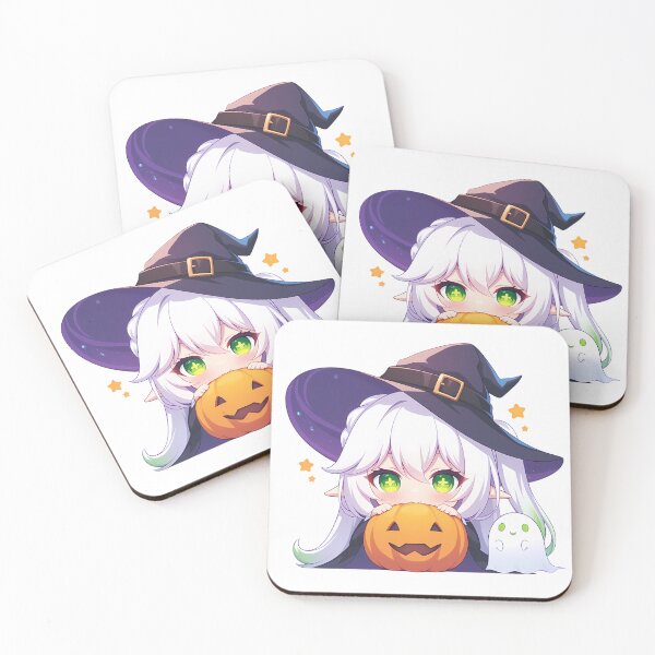 Item preview, Game Nahida Genshin Impact Chibi Halloween Pumpkin Anime Girl Magical Charm designed and sold by earlobejerk.