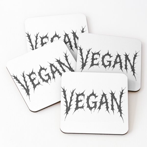 Item preview, VEGAN – Death Metal Typography Black designed and sold by Stebahn.