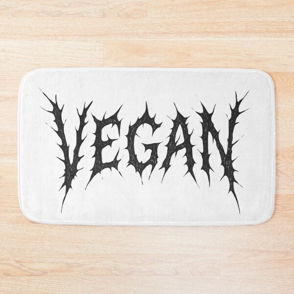 Item preview, VEGAN – Death Metal Typography Black designed and sold by Stebahn.