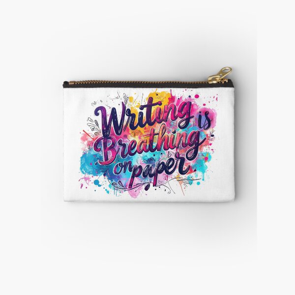 Item preview, writing is breathing on paper designed and sold by KevinGarden.