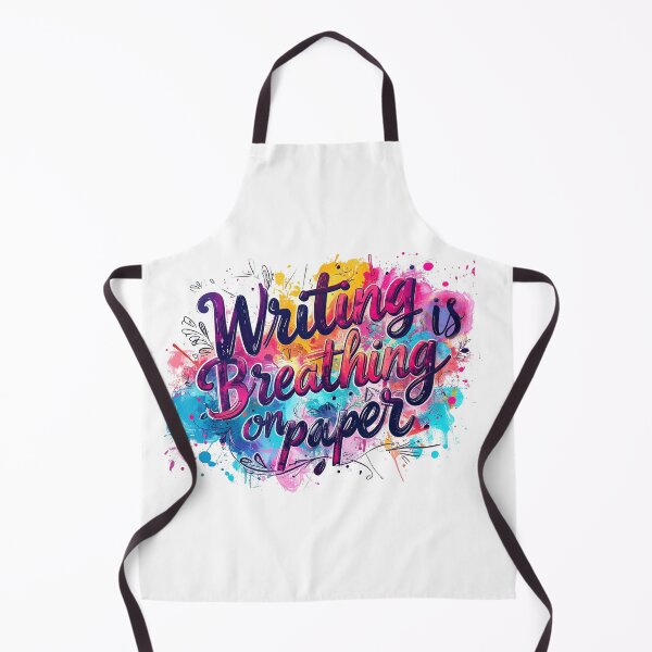Item preview, writing is breathing on paper designed and sold by KevinGarden.
