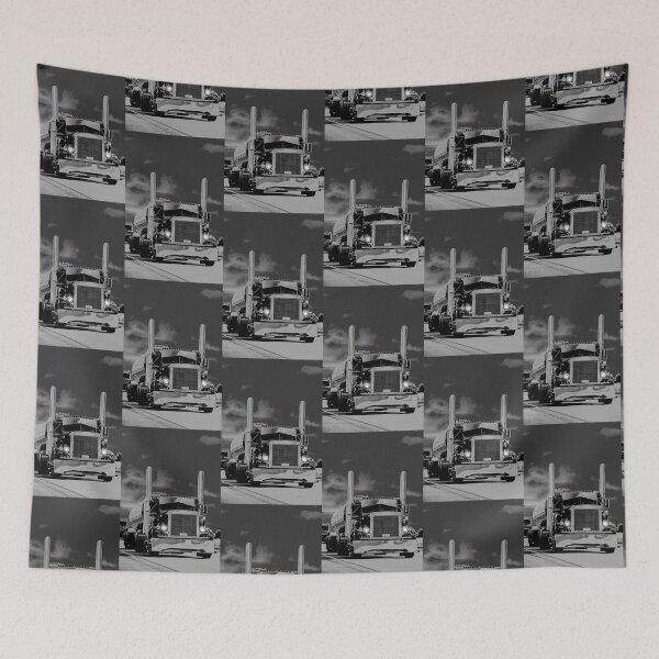 Item preview, Classic American Big Rig in Black and White designed and sold by Taina Sohlman.