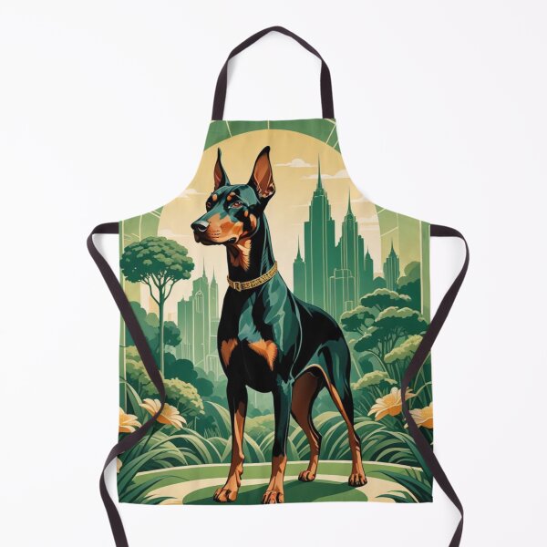 Item preview, Majestic Doberman in City Garden designed and sold by Wags & Tails.