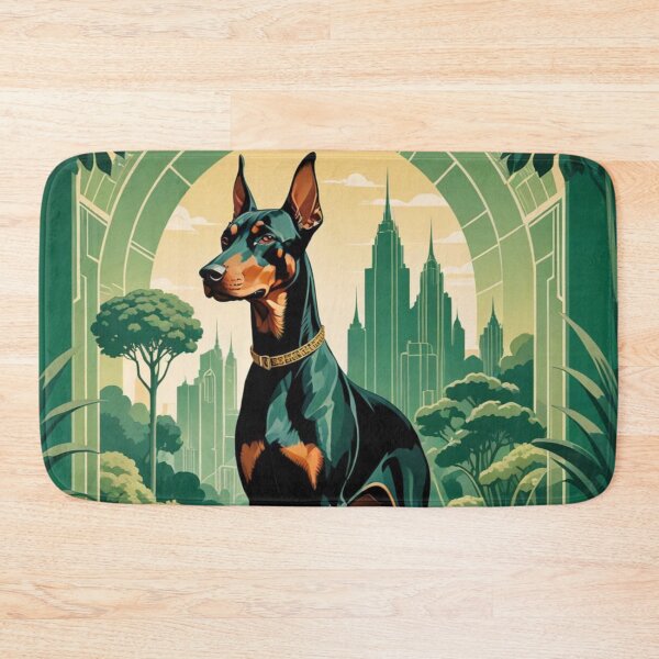 Item preview, Majestic Doberman in City Garden designed and sold by Wags & Tails.