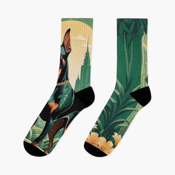 Item preview, Majestic Doberman in City Garden designed and sold by Wags & Tails.