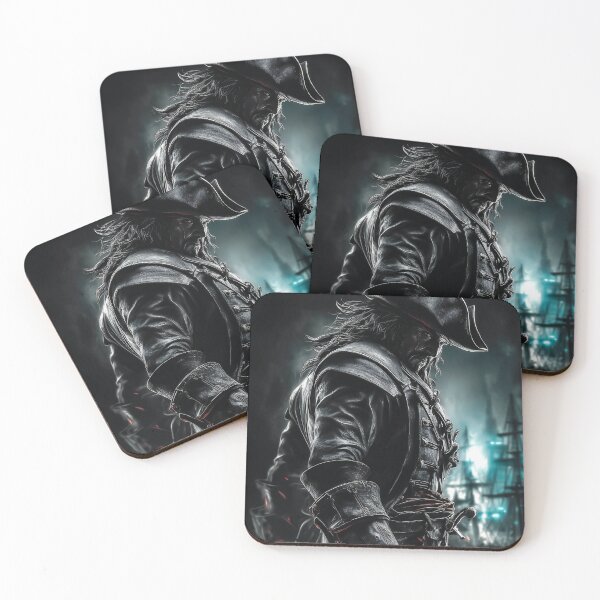 Item preview, Ghost Captain of the Cursed Seas – Dark Pirate Fantasy Art designed and sold by Skolyak.