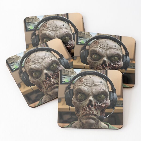 Item preview, Zombie Gamer with Headphones designed and sold by NightTimeJ.