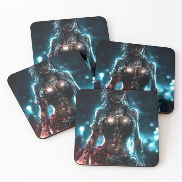 Item preview, Pirate Queen of the Damned Seas – Dark Fantasy Artwork designed and sold by Skolyak.