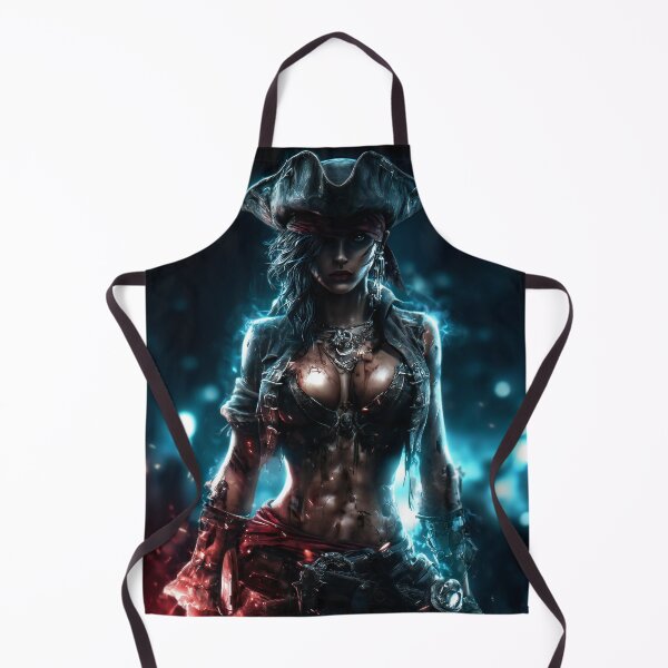 Item preview, Pirate Queen of the Damned Seas – Dark Fantasy Artwork designed and sold by Skolyak.