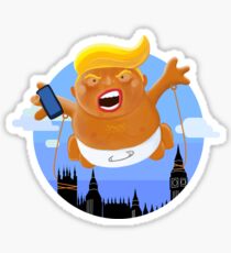 Trump Big Graphic Inflatable Baby Blimp Balloon Sticker