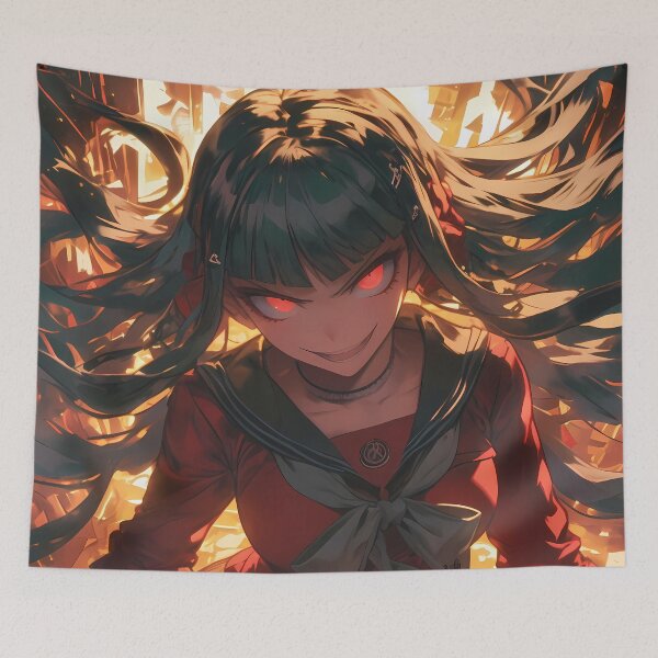 Item preview, Maki Harukawa Danganronpa Anime Fiery Gaze designed and sold by earlobejerk.
